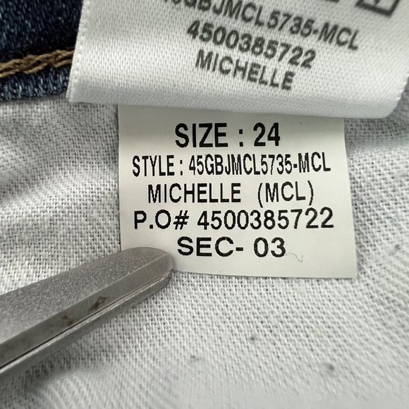 Joes Jeans Womens High Rise Skinny Ankle Jeans Michelle Distressed Wash size 24 - Picture 13 of 14